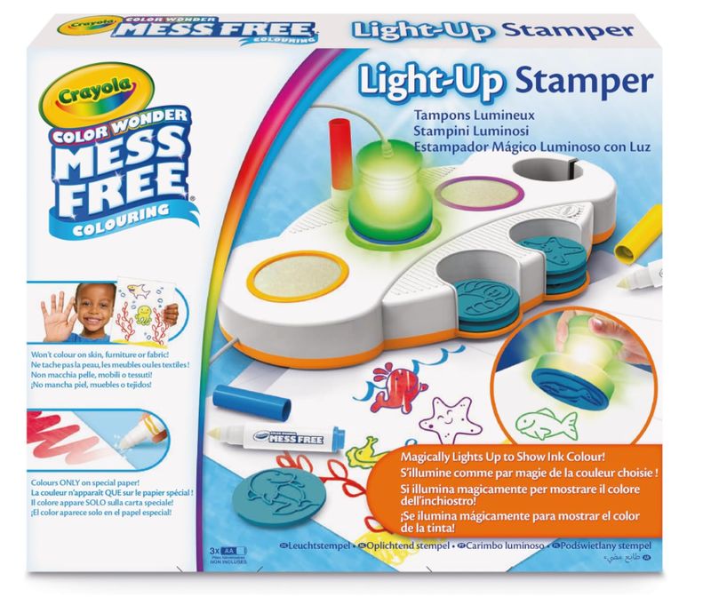 Crayola Color Wonder Light Up Stamper Stampini Luminosi Senza Macchia