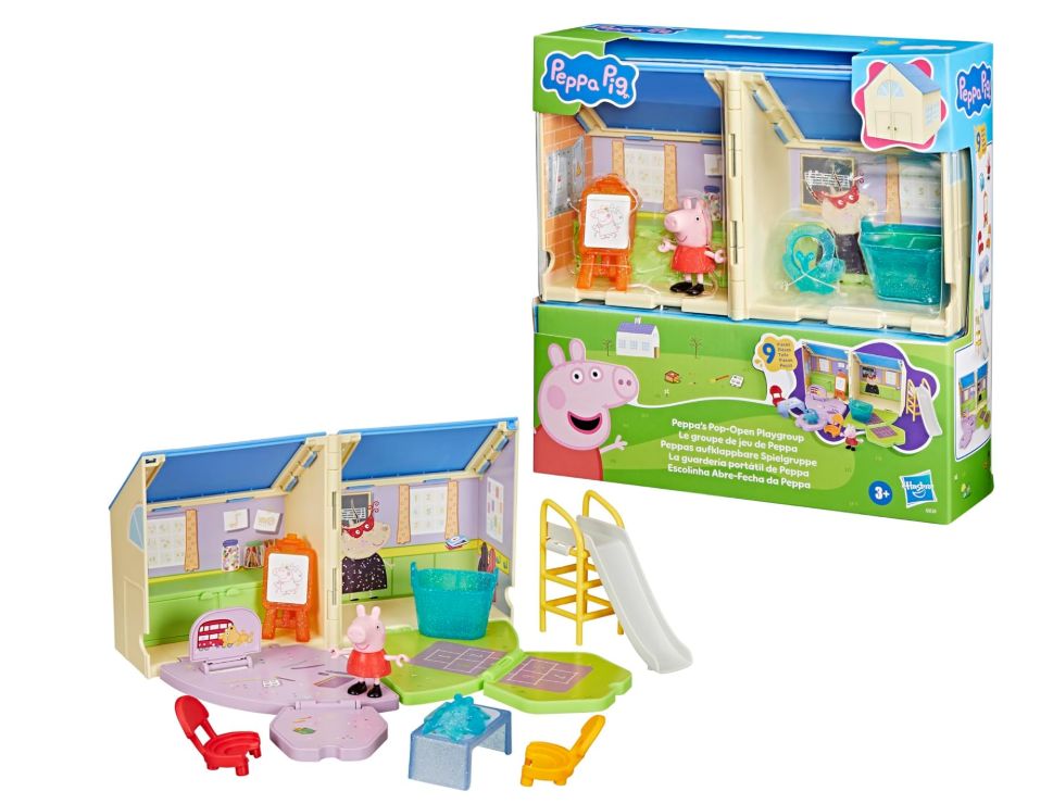 Peppa Pig Hasbro, Centro Educativo Include Action Figure Snodabile di Peppa e 7 Accessori Peppa Pig Hasbro, Centro Educativo Include Action Figure Snodabile di Peppa e 7 Accessori