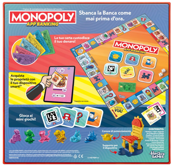 Monopoly App Banking Gioco di Società
