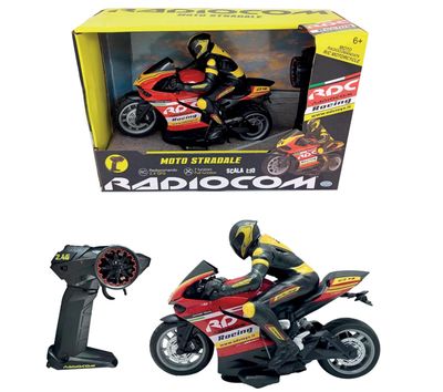 Radiocom Moto Stradale Radiocomandata Scala 1:10 Radiocom Moto Stradale Radiocomandata Scala 1:10
