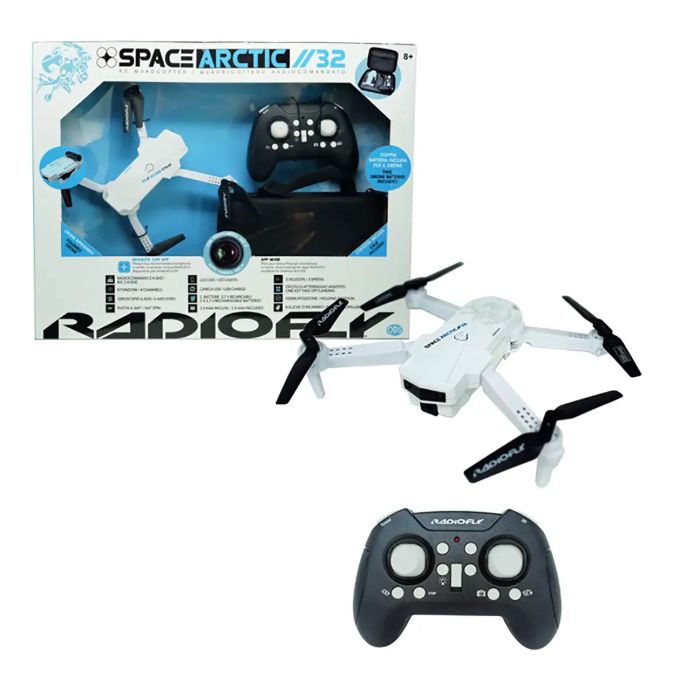 Radiofly Drone Radiocomandato Space Arctic 32 Con Camera