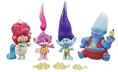 Hasbro Trolls World Tour confezione con 4 personaggi Hasbro Trolls World Tour confezione con 4 personaggi