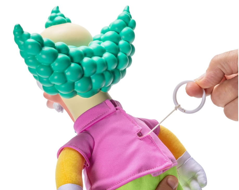 JAKKS Pacific The Simpson – pupazzo parlante di Krusty il Clown alto 41 cm. Con l’interruttore puoi alternare Krusty buono a Krusty cattivo, come nell’iconica puntata di Halloween!