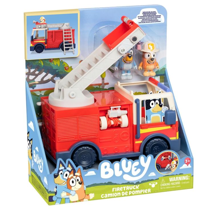 Bluey Il Camione dei Pompieri con Personaggi Inclusi Bluey Il Camione dei Pompieri con Personaggi Inclusi