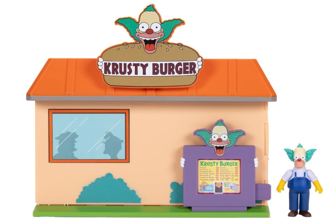 The Simpsons - Krusty Burger Playset include Action Figure di Krusty in scala 6 cm The Simpsons - Krusty Burger Playset include Action Figure di Krusty in scala 6 cm