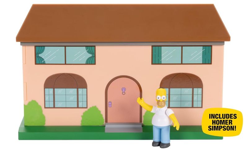 Jakks Pacific The Simpsons – playset dell’iconica casa dei Simpson con Incluso Homer