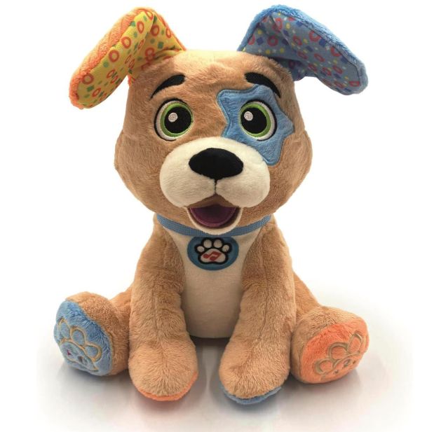 Clementoni Baby - Timmy Parla Gioca Canta, Peluche Interattivo Parlante in Italiano per Bambini di 12+ Mesi