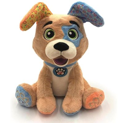 Clementoni Baby - Timmy Parla Gioca Canta, Peluche Interattivo Parlante in Italiano per Bambini di 12+ Mesi