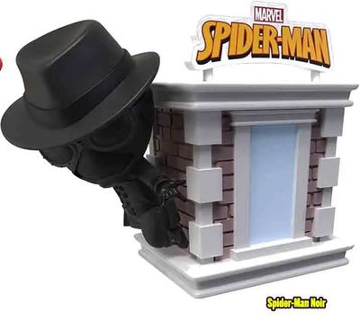 Yu Me Hero Box Spiderman Tower Series Man Noir