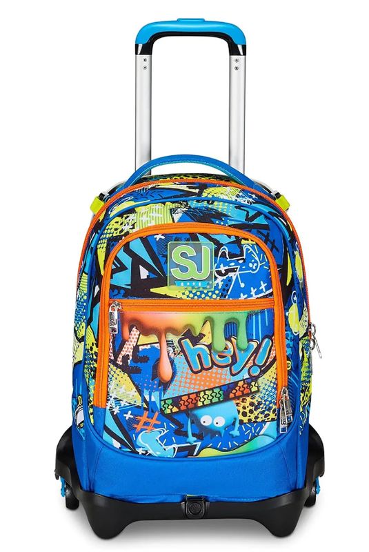 Seven Sj Gang Sphere Full Boy Zaino Scuola con Trolley Jack-3wd+