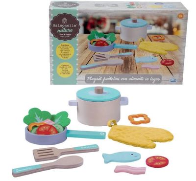 ODS Maisonelle Set Pentoline e Accessori Cucina In Legno
