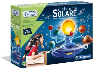 Clementoni - 19056 - Scienza E Gioco - Il Sistema Solare, Gioco Scientifico Per Bambini Dagli 8 Anni