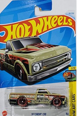 Hot Wheels Limited Edition ‘67 Chevy C10 Cream 2024 D Case