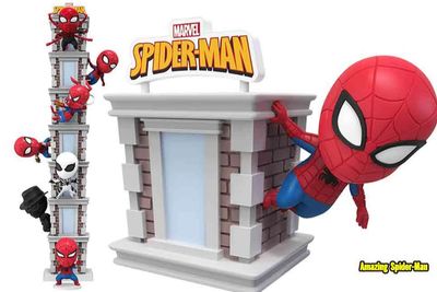 Yu Me Hero Box Spiderman Tower Series Personaggio Spiderman
