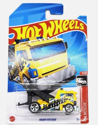 Hot Wheels Heavy Hitcher HW Rescue Kids Model Diecast Toy Car HKJ24 1:64  Edizione Limitata