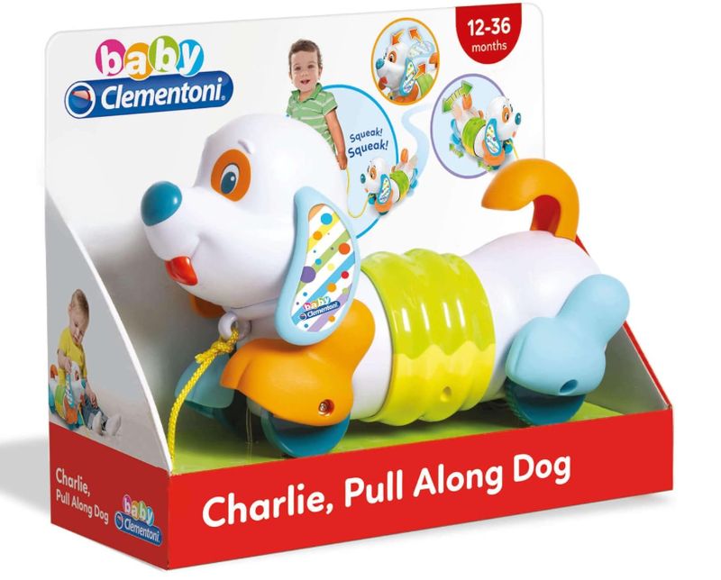 Clementoni Cane Trainabile Charlie Pull Along