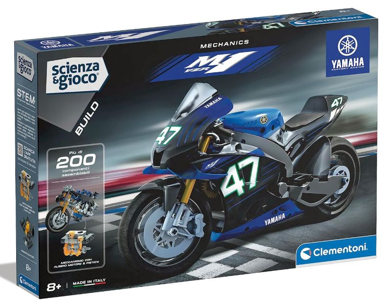 Clementoni Scienza e Gioco Build Modellino Yamaha da Costruire