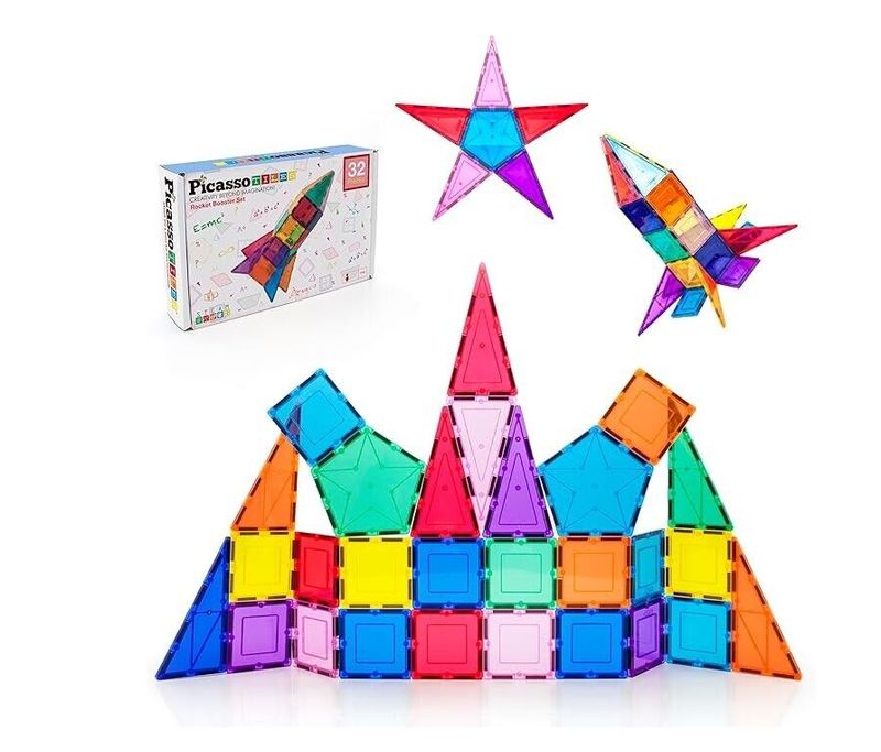 Picasso Tiles Costruzioni Magnetiche 32 Pezzi