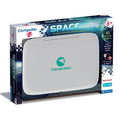 Clementoni Space Laptop 6+ Computer per Bambini con 45 attività