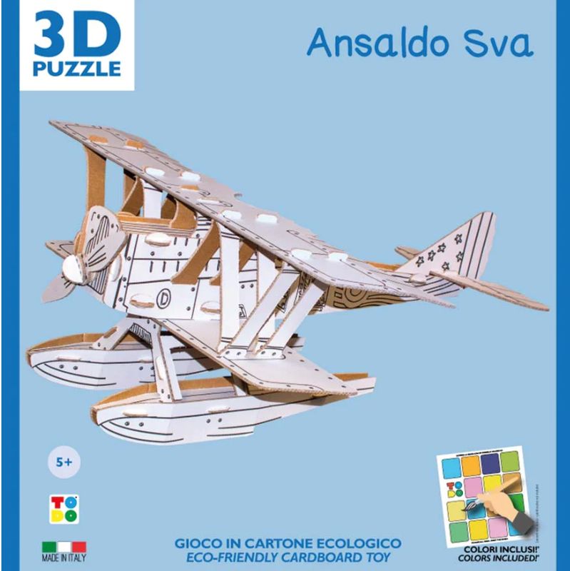 ANSALDO SVA – AEREO DI CARTONE da Colorare e Costruire