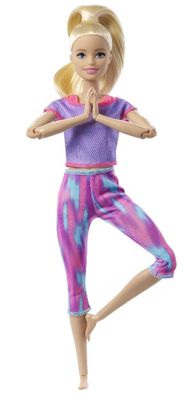Barbie Bambola Snodata Made to Move Vestito Viola