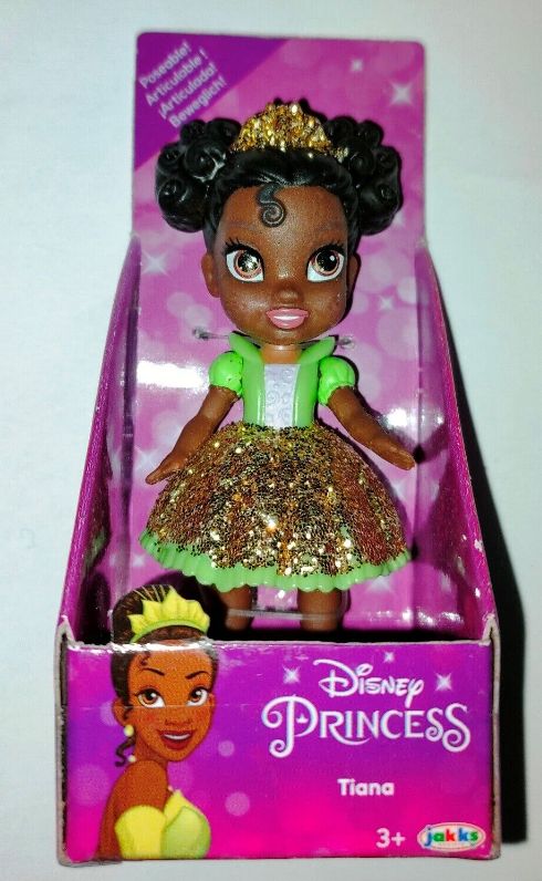 Jakks Pacific Disney Princess Tiana con Glitter 8 cm