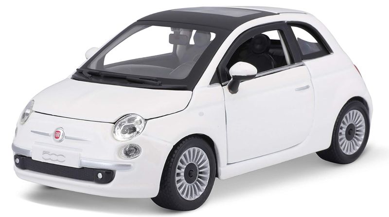 Burago Modellino Fiat 500 (2007) scala 1:24