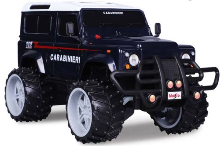 Land Rover Defender Carabinieri 2,4ghz 1/16 radiocomandata
