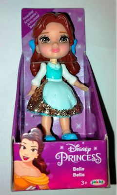 Jakks Pacific Disney Princess Personaggio elle Articolato con Glitter  8 cm