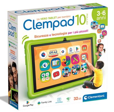 Clementoni ClemPad 10 Pollici Tablet 3-6 anni