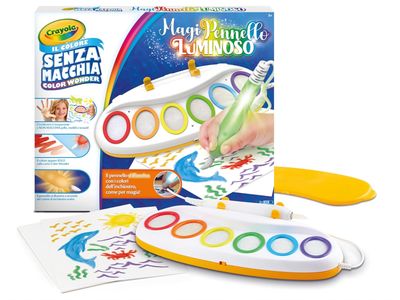 CRAYOLA Color Wonder MagiPennello Luminoso Set Pittura Senza Macchia