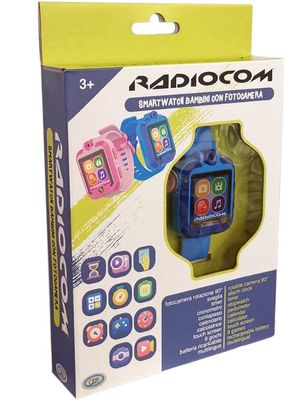 Radiocom Smartwatch Per Bambino Con Fotocamera, Blu