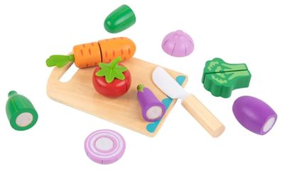 Gioco di Legno Verdure da Tagliare con velcro