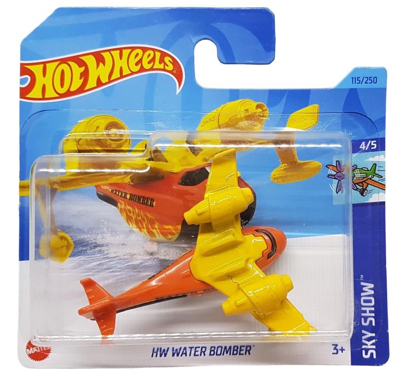 Hot Wheels - HW Water Bomber – Sky Show 4/5 – HKK53 – Short Card – idrovolante – Mattel 2023 – 1:64 Limited Edition