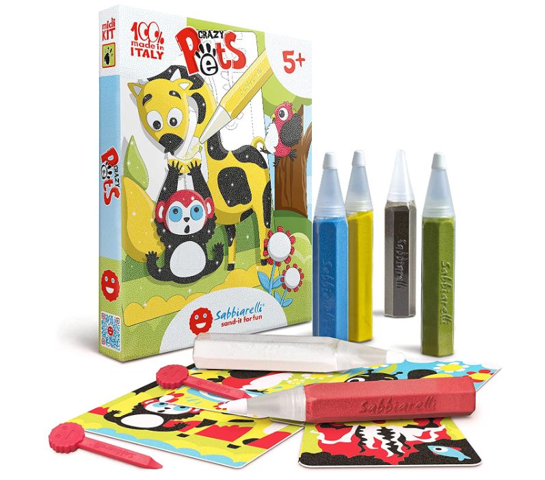 Sabbiarelli Sand-it For Fun - Kit Crazy Pets Cuccioli burloni