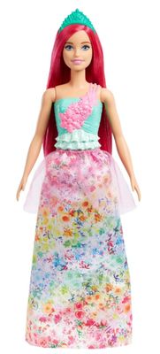 Barbie - Dreamtopia Royal Bambola capelli rosa scuro con corpetto scintillante