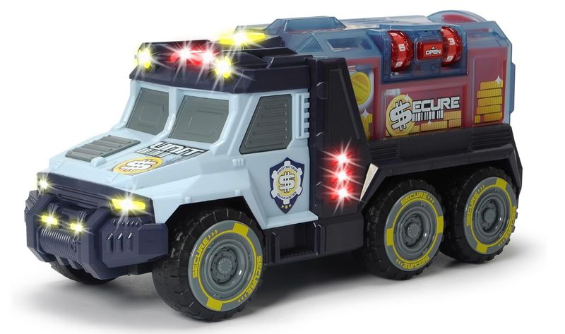 Simba Dickie Toys Money Truck Poreta valori con Compartimento Segreto Rimovibile, 35 cm