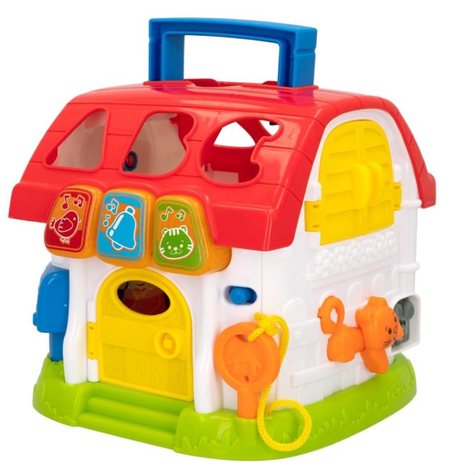 WINFUN Casetta da Gioco con Luce e Suono, Prima Infanzia