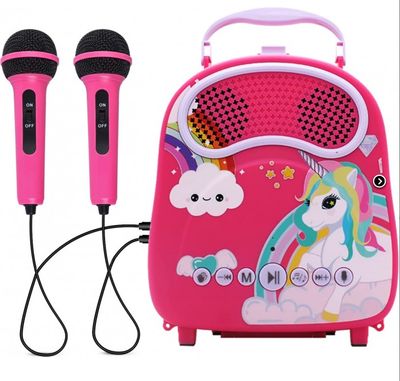 KARAOKE CANTA TU CON 2 MICROFONI UNICORNO