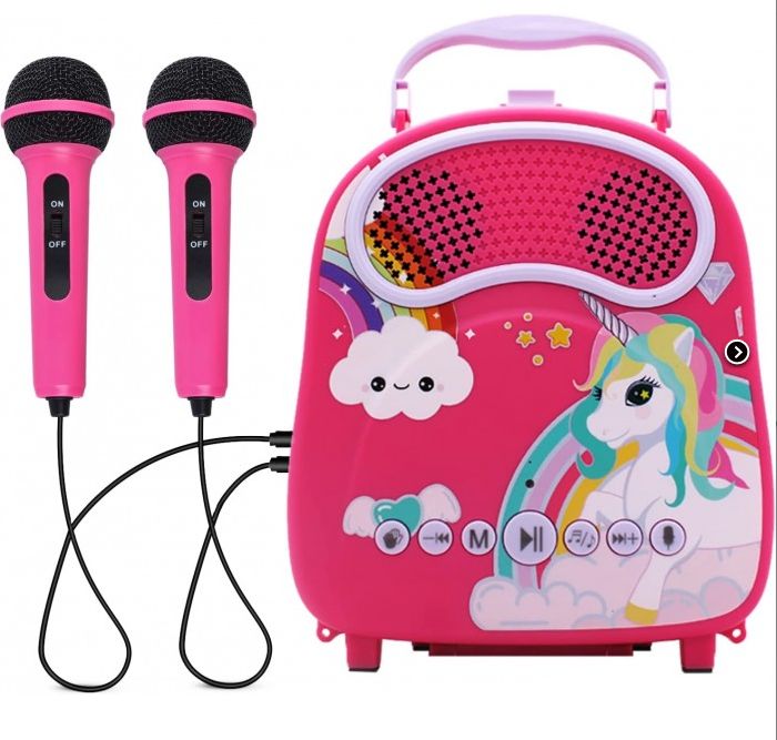 KARAOKE CANTA TU CON 2 MICROFONI UNICORNO