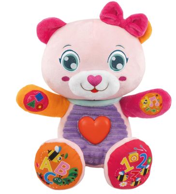 Clementoni- Betta Dolce Orsetto Peluche parlante interattivo-Gioco educativo Prima Infanzia, 6 Mesi+ Clementoni- Betta Dolce Orsetto Peluche parlante interattivo-Gioco educativo Prima Infanzia, 6 Mesi+