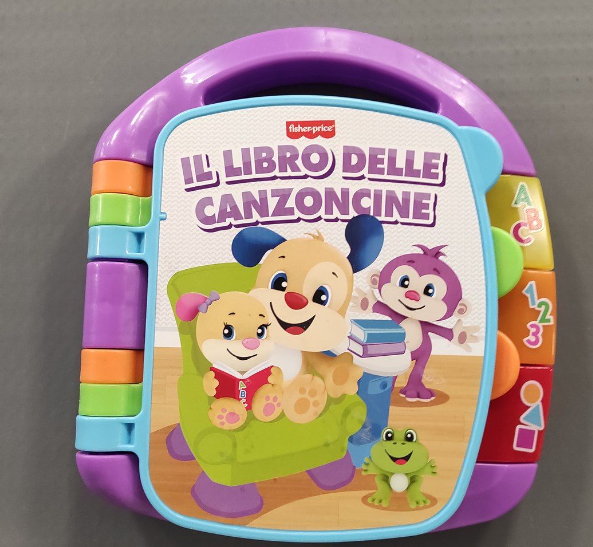 FISHER PRICE- LIBRO DELLE CANZONCINE RIDI E IMPARA, IMPARARE PAROLE, LETTERE E NUMERI, BAMBINI DAI 6 MESI FISHER PRICE- LIBRO DELLE CANZONCINE RIDI E IMPARA, IMPARARE PAROLE, LETTERE E NUMERI, BAMBINI DAI 6 MESI
