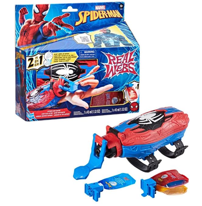 Hasbro Spiderman Spara Ragnatele Ultimate Blaster 2 in 1