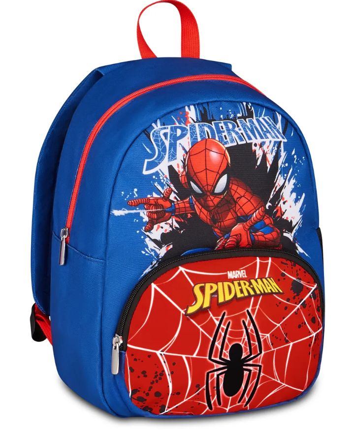 Seven Zaino Asilo o Tempo Libero Spiderman con Tasta Frontale e Tasca per Borraccia