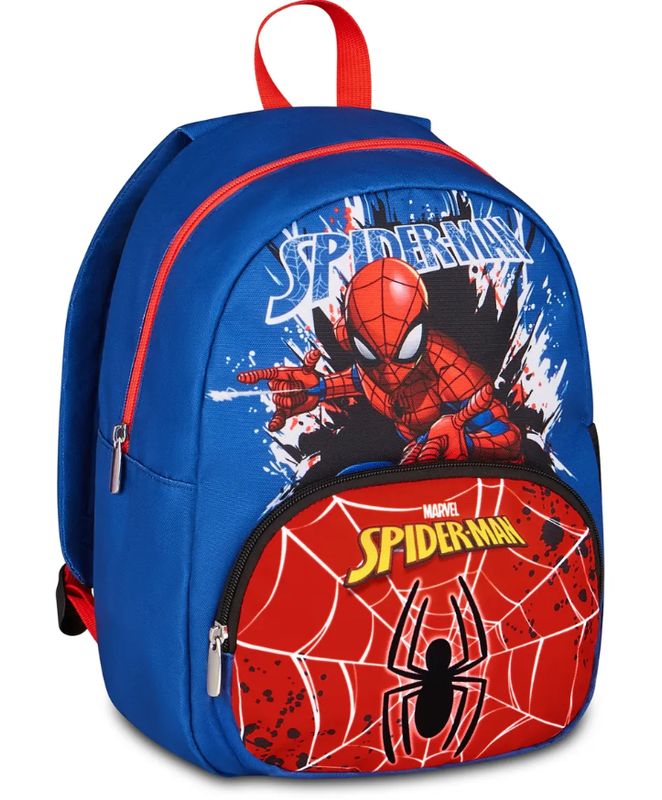 Seven Zaino Asilo o Tempo Libero Spiderman con Tasta Frontale e Tasca per Borraccia