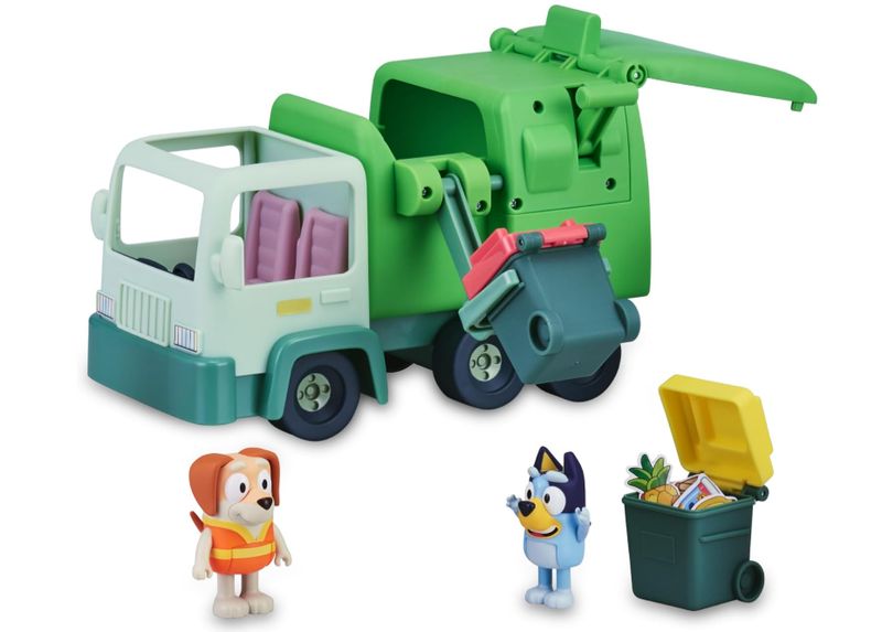 Bluey Camion della Spazzatura con Personaggi e Accessori