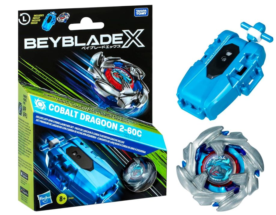 Hasbro Bey Blade X Cobalt Dragoon 2-60 C Con lanciatore Deluxe