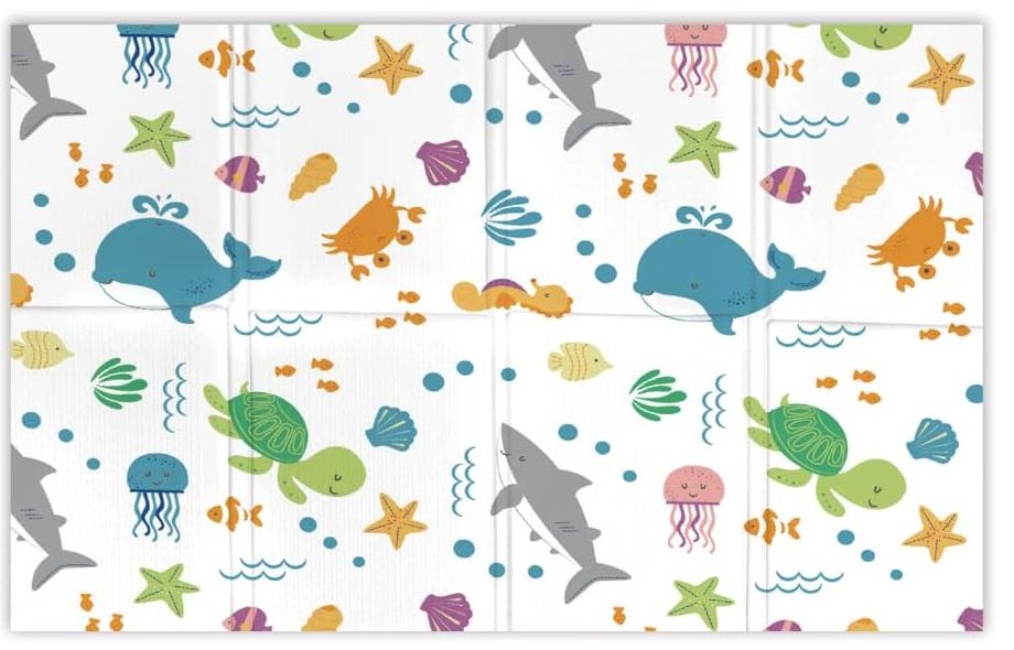 Sport One Mandelli Tappeto Pieghevole per Bambini Misura 200cm x 150cm spessore 1 cm Fantasia Oceano Sport One Mandelli Tappeto Pieghevole per Bambini Misura 200cm x 150cm spessore 1 cm Fantasia Oceano