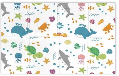 Sport One Mandelli Tappeto Pieghevole per Bambini Misura 200cm x 150cm spessore 1 cm Fantasia Oceano Sport One Mandelli Tappeto Pieghevole per Bambini Misura 200cm x 150cm spessore 1 cm Fantasia Oceano