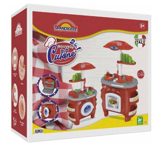 Globo Grandsoleil Nouvelle Cuisine Cucina per Bambini con 22 Accessori